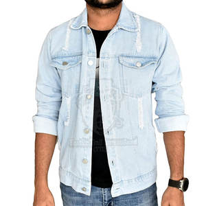 Veste en jean légère pour homme, confortable et haute performance, veste en jean recouverte de jean d'hiver pour homme - Product Image 2