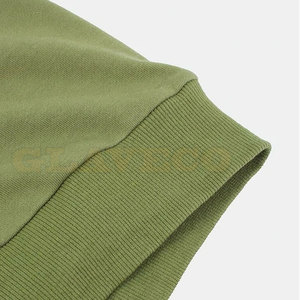 Sweat-shirts pour hommes en polaire de haute qualité, légers, solides, pour l'hiver, service OEM, couleurs personnalisées, coupe ample - Product Image 4