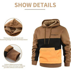 Oem Service Sudaderas con capucha para hombre Nueva moda Precio barato Sudaderas con capucha para hombre Basics Algodón mezclado Sudaderas con capucha para hombre - Product Image 4