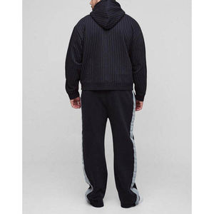 Nouveauté Pantalon de jogging décontracté pour homme de haute qualité Anti-froissement Coupe évasée Taille élastique 100% coton Pantalon de survêtement en solde - Product Image 1