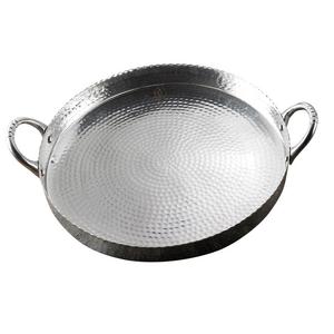 ถาดเสริฟอลูมิเนียมทรงกลมคุณภาพดีเยี่ยมจานทําด้วยมือคลาสสิกมีสไตล์ขายส่งถาดเสริฟโลหะใหม่ - Product Image 5