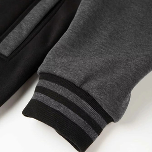 Chaqueta Universitaria, Chaqueta Letterman, Chaqueta de Béisbol, Cuerpo de Lana, Mangas de Cuero Vacuno Genuino - Product Image 5