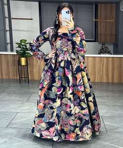 สวยมากและดีไซเนอร์ปาร์ตี้สวมเสื้อเย็บปักถักร้อยสุภาพสตรีอินเดียผู้หญิงเย็บสําเร็จรูปราคาต่ําขายส่งซูราษี - Product Image 5