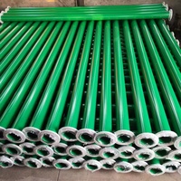 OD: 22 - 3620 mm, WT: 2 - 60 mm, color personalizable. Tubería de acero recubierta de plástico, resistente al fuego, para gas natural, petroquímica.