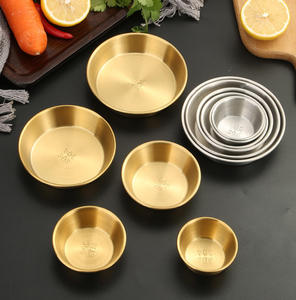 Bol en métal design pour servir des collations, des fruits, des salades, idéal pour la maison, l'hôtel et les restaurants - Product Image 2