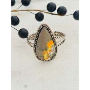 Wydell Billie BB Agate & Sterling Silver Fashion Cuff Bracelet - Product Image 2