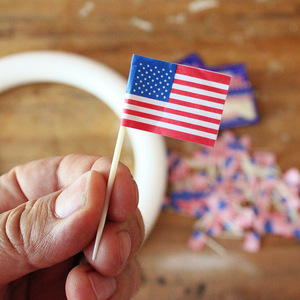 Thân thiện với môi tre tăm xỉa răng với cờ Cocktail & Đảng trang trí Picks - Product Image 2