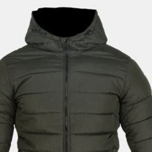 Mens performance inspired puffer jacket designed for cold resistance heat retention and comfortable mobility during <b>winter</b> - Product Image 5