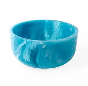 Cuenco de resina artístico hecho a mano con patrones de colores inspirados en el océano Cuenco decorativo único para un estilo interior elegante - Product Image 6