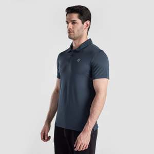 GA Vigour pour Polo Gris Uni Tissu Tricoté 100% Polyester Haute Qualité T-shirt de Sport Respirant 6XL XL Légèrement Traité - Product Image 3