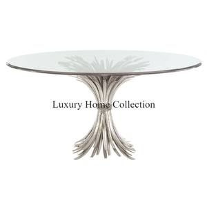 Mesa de consola más exigente de color dorado, diseño moderno hecho a mano chapado brillante, suministro de muebles para sala de estar a bajo precio de la India - Product Image 4