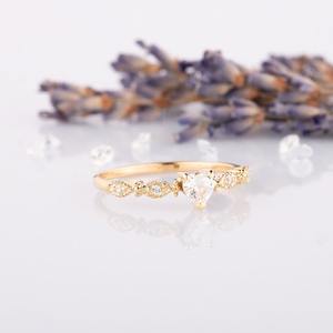 แหวนพลอยบุษราคัมสีขาวสำหรับผู้หญิงเครื่องประดับเงินสไตล์ Boho 925สเตอร์ลิงเงินแฮนด์เมดของขวัญสำหรับเธอ - Product Image 5