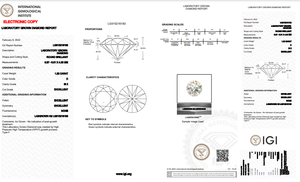 D สีความชัดเจน SI2ขนาด1.26Ct ขัด Labgrown เพชรทรงกลม HPHT-CVD เครื่องประดับเพชรหลวม | - Product Image 5