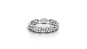 Luxury Hip Hop Moissanite Diamond Cluster Tennis <b>Bracelet</b> 925 Sterling <b>Silver</b> Iced Out Cuban Link <b>Bracelet</b> for Men & Women Custo - Product Image 2