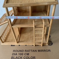 Maison de poupée de haute qualité pour les aventures sauvages pour l'imagination Little One Rattan Doll House Made in Vietnam