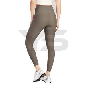 Mallas de compresión de entrenamiento de cintura media para mujer de alta calidad, pantalones de Yoga transpirables para levantar glúteos, Gimnasio Deportivo informal - Product Image 2