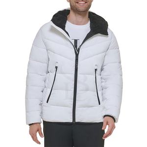 Chaqueta de invierno de alta calidad para hombre, chaqueta acolchada gruesa con cuello levantado y logotipo personalizado, chaqueta cómoda transpirable - Product Image 5