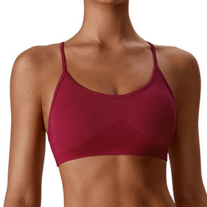 Sujetador deportivo transpirable de alta calidad para adultos Diseño de patrón sólido único Estilo simple - Product Image 2