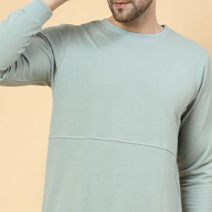 Survêtement à manches longues imprimé vintage tendance pour hommes coton/polyester imprimé numérique lourd grande taille pour l'hiver - Product Image 6