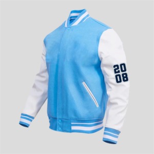 Chaquetas Varsity de Invierno para Hombre Tallas Grandes, Logotipo Personalizado en la Parte Delantera, Diseño en Blanco al por Mayor - Product Image 2