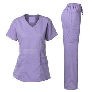 Muy recomendado, cómodo, de moda, de manga corta, uniforme de tela suave, juegos de uniformes de enfermería al por mayor 2024 - Product Image 6