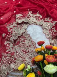 Codificación de Sari de seda Rangoli suave y pesada con trabajo de secuencia C pallu y borde de corte de hilo múltiple perfecto para todos los eventos - Product Image 2