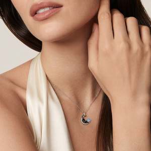 จี้สร้อยคอแมวดำแบบกำหนดเองของ Jeulia พร้อมพลอยประจำเดือนเกิด - Product Image 5