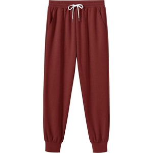Men Winter Windproof Plus Size Solid Pattern 2-Piece Lightweight Tracksuit Set Elastic Waist Closure Long Sleeve Casual - Product Image 3