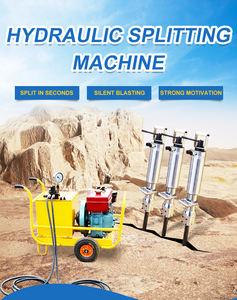 Machine de fendage de roche puissante, contrôlée par un PLC, montée sur excavatrice, avec moteur diesel, pour les applications de démolition et minières - Product Image 5