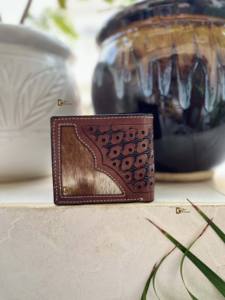 Portefeuille en cuir de vachette marron pour hommes, longue fermeture à glissière, doublure en nylon RFID usiné à la main, porte-monnaie à la mode, cadeau pour nouvel arrivage - Product Image 3