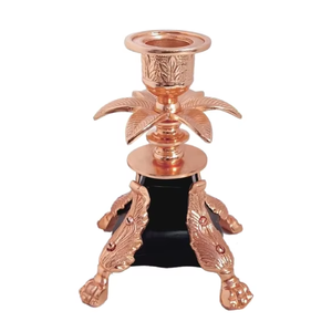 Embossed <b>Tree</b> Style Metal Candlestick Holder for Home Wedding Birthday Christmas Celebrations & <b>Easter</b> <b>Decorations</b> - Product Image 2