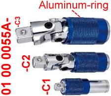 Durable Universal Joint 2-IN-1 With Alu Sleeve PP Header And <b>Sticker</b> Fixed And Universal Joint Type Taiwan Supplier OEM ODM - Product Image 2