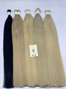 ผมต่อผมมนุษย์บริสุทธิ์บริสุทธิ์ย้อมสีผมจำนวนมากจากเวียดนาม - Product Image 4