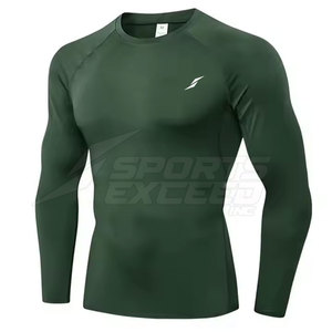 Superventas MMA Rash Guard Nuevo estilo MMA Rash Guard Spandex Poliéster MMA Rash Guard - Product Image 1
