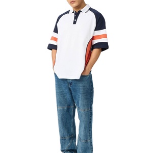 Polos de manga corta para hombre de alta calidad con logotipo personalizado al por mayor, polos de algodón transpirable 2026 - Product Image 3