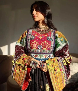 Vestidos vintage afganos de alta calidad, los mejores precios al por mayor, diseños de bordado únicos - Product Image 4