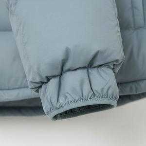 Veste matelassée à col montant personnalisée avec logo 2026, unisexe, hiver, rembourrée, imperméable, respirante, chaude, 100% coton - Product Image 5