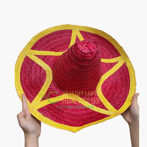 Wholesale Sustainable Reusable Summer Straw Cowboy <b>Hat</b> with Lace for Children Stylish Unisex Design for Fishing Sun Protection - Product Image 4