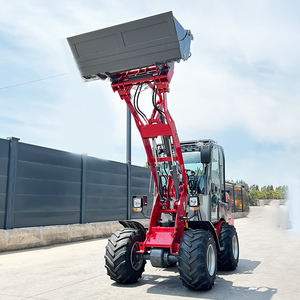 हॉट बिक्री 2300 किलोग्राम हाइड्रोलिक यूरो मिनी फ्रंट लोडर बजट छोटे व्हील लोडर बजट छोटे व्हील लोडर 4x4 ट्रैक ड्राइव डीजल इंजन - Product Image 4