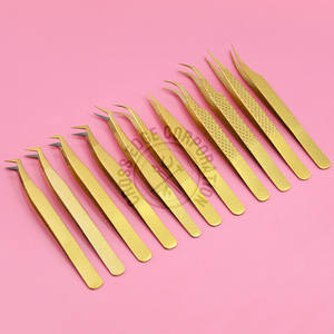 Pinzas para Extensión de Pestañas con Punta de Fibra, Rectas, para Aislamiento, Finas, Volumen X, Antideslizantes, Duraderas, Herramienta para Artistas de Pestañas, Superventas - Product Image 2