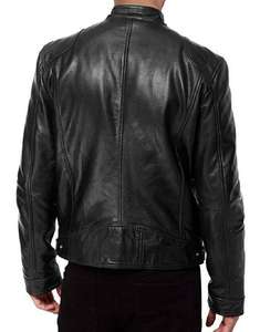 Chaqueta de Cuero para Hombre, Nuevo Diseño 2026, Mejor Precio al por Mayor, Secado Rápido, para Uso Casual al Aire Libre, con Cuello Alto y Logotipo Frontal - Product Image 2