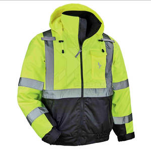 Ropa de Trabajo de Alta Visibilidad, Suministro de Fábrica, Ropa de Seguridad para la Construcción, Reflectante 3M, Impermeable, Anti-Calor, Chaqueta de Trabajo - Product Image 3