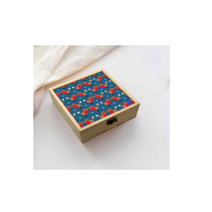 กล่องเครื่องประดับทำจากไม้กล่องเครื่องประดับสร้อยคอแหวนและสร้อยข้อมือปรับขนาดได้พร้อมสินค้าลดราคา - Product Image 1