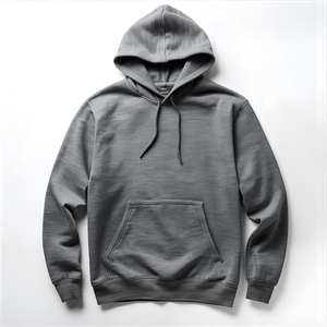 Sweat à capuche de qualité supérieure en molleton de coton avec coutures durables et options de marque privée OEM/ODM - Product Image 3