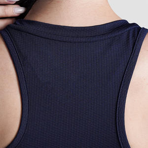 Débardeur de sport pour femmes de haute qualité, haut de sport sans manches personnalisé, évacuation de l'humidité, OEM - Product Image 6