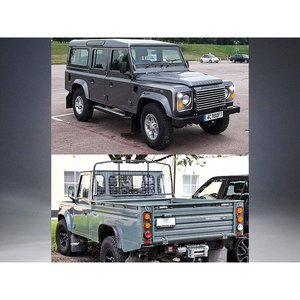 ชุดไฟ LED ด้านหน้าด้านหลัง8ดวงเลนส์ควันสีดำสำหรับ Land Rover Defender 1983-2016รวมทั้งรีเลย์ CF14รถยนต์และ - Product Image 5