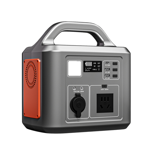 Portable Power Station 200W Pure Sine Wave Solar Car Outdoor Emergency Power Backup with Flashlight 220V Charger