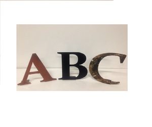 Vente Antique de lettres en laiton personnalisées, ensemble d'apprentissage de l'alphabet et des chiffres, lettres en laiton mousse, articles cadeaux pour la décoration de la maison - Product Image 1