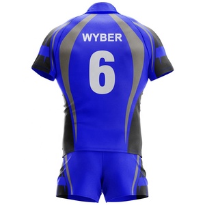 Nouveaux ensembles de vêtements de rugby pour hommes, tenue de football, séchage rapide, 100 % polyester, meilleur design, impression personnalisée - Product Image 3