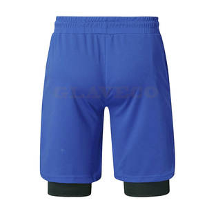 Pantalones cortos de fitness para hombre de diseño personalizado hechos en poliéster pantalones cortos de fitness para hombre para adultos - Product Image 2